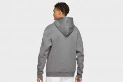 Jordan Jumpman Cross Hatched Print Hoodie (Grey) New Arrivals