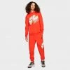 Jordan Jumpman Fleece Trousers (Chile Red/Black)