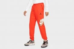 Jordan Jumpman Fleece Trousers (Chile Red/Black)