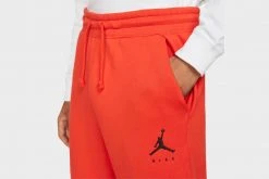 Jordan Jumpman Fleece Trousers (Chile Red/Black)
