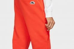 Jordan Jumpman Fleece Trousers (Chile Red/Black)