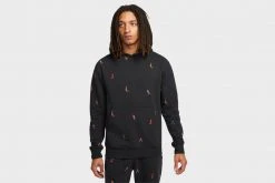 Jordan Jumpman Print Pullover Hoodie (Black/Red) New Arrivals