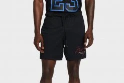 Jordan Men’s Essential Mesh Graphic Shorts (Black/Red) New Arrivals