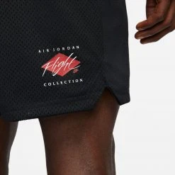 Jordan Men’s Essential Mesh Graphic Shorts (Black/Red) New Arrivals
