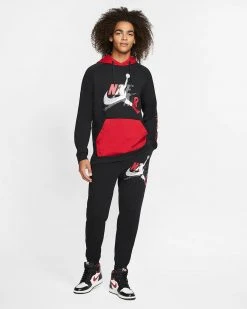 APPAREL Jordan Jumpman Classics Pants (Black/Red/White)