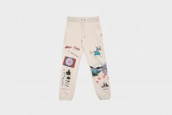 Jungles - Safe Trip Sweatpants (Cream) APPAREL