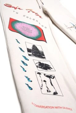Jungles - Safe Trip Sweatpants (Cream) APPAREL 5 Jungles - Safe Trip Sweatpants (Cream) APPAREL