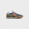 New Balance ML574LA2 (Olive/Orange/Royal) New Arrivals
