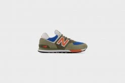 New Balance ML574LA2 (Olive/Orange/Royal) New Arrivals