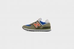 New Balance ML574LA2 (Olive/Orange/Royal) New Arrivals