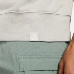 New Arrivals Nike ACG Dri-FIT Short-Sleeve French Terry Crew (Light Iron Ore/Summit White)