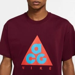 Nike ACG Graphic T-Shirt (Dark Beetroot/Habanero) APPAREL