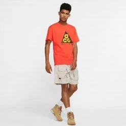Nike ACG Graphic T-Shirt (Habanero Red/Black)