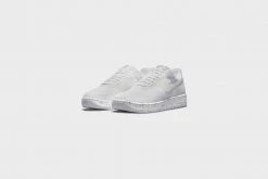 Nike AF1 Crater Flyknit (White/White-Sail-Wolf Grey)