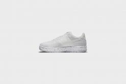 Nike AF1 Crater Flyknit (White/White-Sail-Wolf Grey)