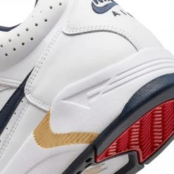 Nike Air Flight Lite Mid (White/Midnight Navy)