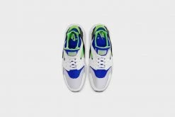 Nike Air Huarache (White/Scream Green-Royal Blue) SNEAKERS