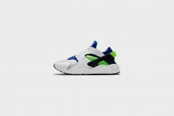 Nike Air Huarache (White/Scream Green-Royal Blue) SNEAKERS