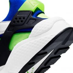 Nike Air Huarache (White/Scream Green-Royal Blue) SNEAKERS