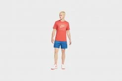 Nike Air Men’s Lined Woven Shorts (Dark Marina Blue/Madder Root)