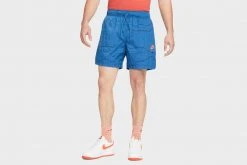 Nike Air Men’s Lined Woven Shorts (Dark Marina Blue/Madder Root)