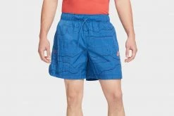 Nike Air Men’s Lined Woven Shorts (Dark Marina Blue/Madder Root)