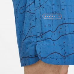 Nike Air Men’s Lined Woven Shorts (Dark Marina Blue/Madder Root)