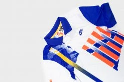 Nike Challenge Court Polo Shirt (White/Persian Violet) APPAREL