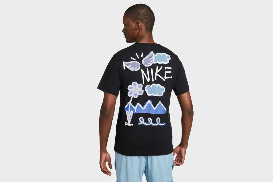 Nike Doodles Sportswear T-Shirt (Black) New Arrivals 3 Nike Doodles Sportswear T-Shirt (Black) New Arrivals