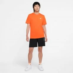 APPAREL Nike Embroidered Futura T-Shirt (Orange/White)