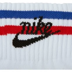 Nike Everyday Essential Ankle Socks (3 Pairs) (White/Black/Game Royal/University Red) New Arrivals 7 Nike Everyday Essential Ankle Socks (3 Pairs) (White/Black/Game Royal/University Red) New Arrivals
