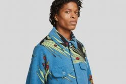 Nike LeBron Sherpa Button-Up Jacket (Dutch Blue) New Arrivals