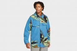 Nike LeBron Sherpa Button-Up Jacket (Dutch Blue) New Arrivals