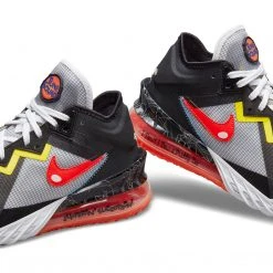 Nike Lebron XVIII Low (White/Bright Crimson-Black) SNEAKERS