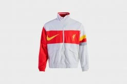 Nike Liverpool FC Woven Jacket (White/Rush Red/Wolf Grey/Chrome Yellow) New Arrivals