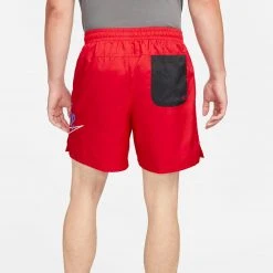 Nike Men's Woven Flow Shorts (University Red/Black)