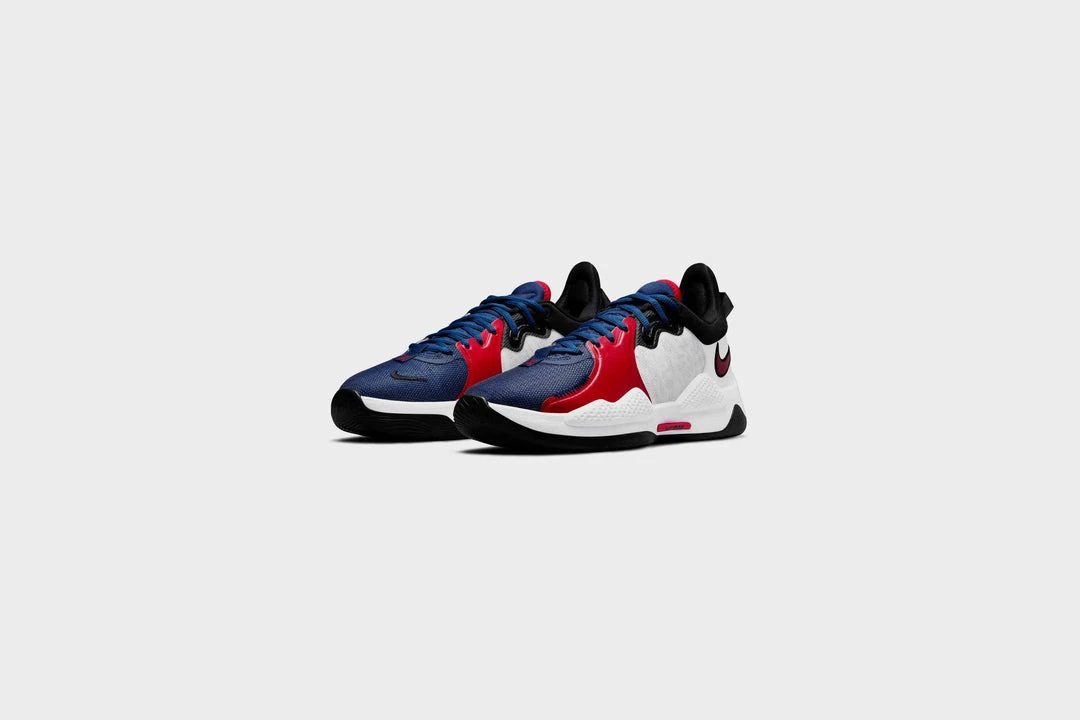 SNEAKERS Nike PG 5 (White/University Red-Rush Blue) 2 SNEAKERS Nike PG 5 (White/University Red-Rush Blue)
