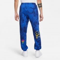 Nike Peace, Love, Basketball Pants (Blue Void/Speed Yellow)
