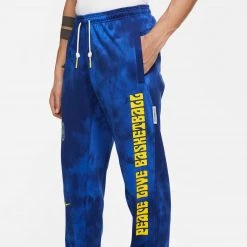 Nike Peace, Love, Basketball Pants (Blue Void/Speed Yellow)