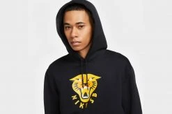 Nike SB Graphic Skate Hoodie (Black/Dark Sulfur/White)