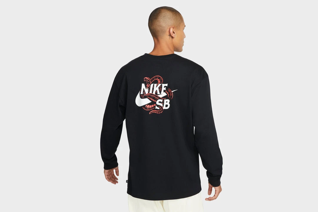 Nike SB Snaked LS T-Shirt (Black) New Arrivals 3 Nike SB Snaked LS T-Shirt (Black) New Arrivals