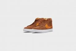 Nike SB Zoom Blazer Mid (Pecan/Light Curry-Pecan-White) New Arrivals