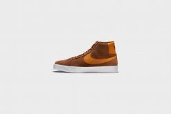 Nike SB Zoom Blazer Mid (Pecan/Light Curry-Pecan-White) New Arrivals