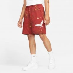 Nike Sportswear Club French Terry Shorts (Dark Cayenne)