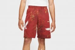 Nike Sportswear Club French Terry Shorts (Dark Cayenne)