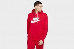 APPAREL Nike Sportswear Club Hoodie (Red/White)