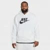 Nike Sportswear Club Hoodie (White/White/Black)