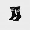 Nike Sportswear Everyday Essential Crew Sock 3 Pairs (Black/White) New Arrivals