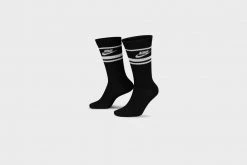 Nike Sportswear Everyday Essential Crew Sock 3 Pairs (Black/White) New Arrivals