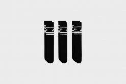 Nike Sportswear Everyday Essential Crew Sock 3 Pairs (Black/White) New Arrivals